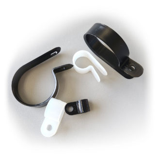 Nylon cable clamps